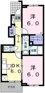 スピカII【1階】の間取り