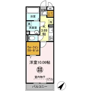 レーヴ【3階】の間取り