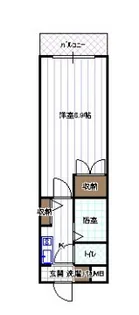 Fromホキタ1番館【1階】の間取り