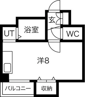 グランヴィレッジ本郷通I【10階】の間取り