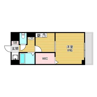 フローライト蛍池【4階】の間取り