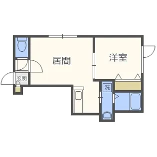 ノースフォレストN43【2階】の間取り