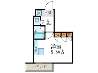 サンシティ-御所西【5階】の間取り