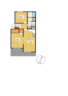 ソレイユ幕張【2階】の間取り