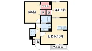 ヴィオラ志染【2階】の間取り