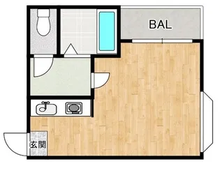 CABIN ABIKO WEST【5階】の間取り