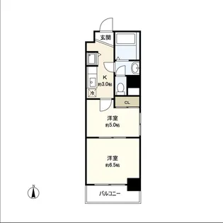 ラ・シール仙台【6階】の間取り