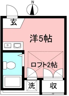 レジデンス西野川【2階】の間取り