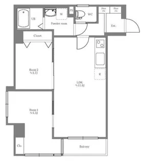 パシフィックパレス錦糸町【5階】の間取り