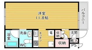 岫雲館【3階】の間取り