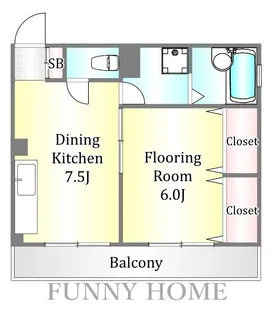 KT宮坂【2階】の間取り
