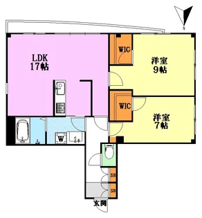 コーポ大同【3階】の間取り
