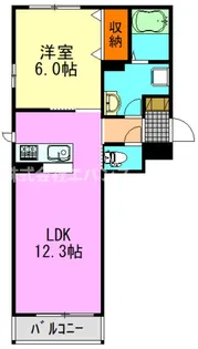 グレンディールC【2階】の間取り