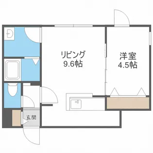 Riverside KOTONI(リバーサイド琴似)【4階】の間取り