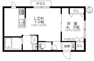 高円寺ヒルズ【1階】の間取り
