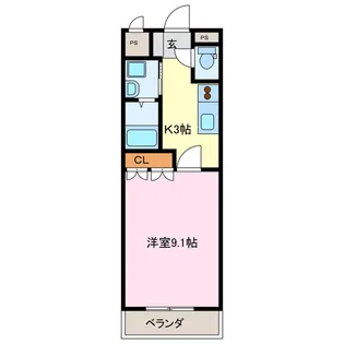 プリートハウス【2階】の間取り