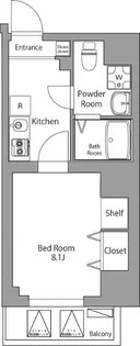 ABODE東浅草【2階】の間取り