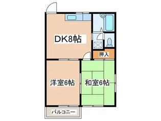 サンライズ豊田【2階】の間取り
