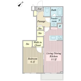 フィガロ【1階】の間取り