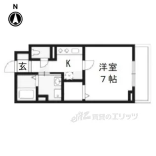ポルトボヌール【3階】の間取り