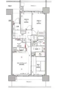クリオ町田駅前【8階】の間取り