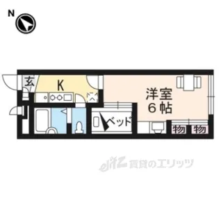 レオパレスサンシャイン【1階】の間取り