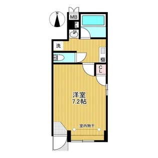 ジュネスアベニールB【1階】の間取り