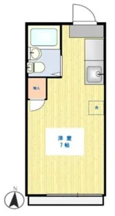 コーポハピネスI【2階】の間取り