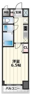 S-RESIDENCE江坂【5階】の間取り