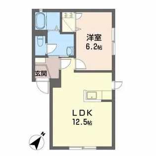 シャーメゾンヴァイス【2階】の間取り