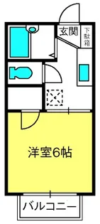 リバーサイド狭山【2階】の間取り