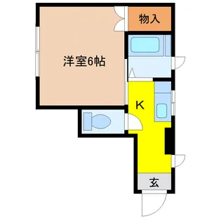 松屋ビル【3階】の間取り