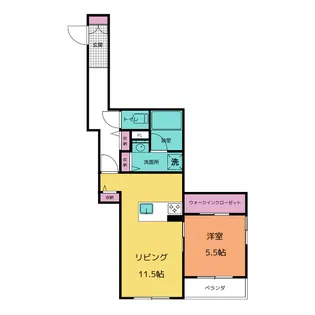 フェリシオン【2階】の間取り