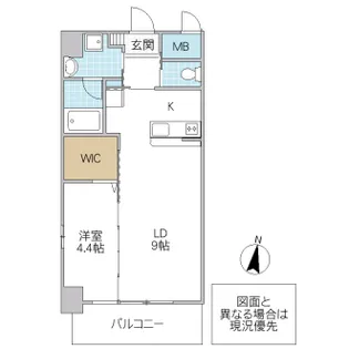 WohlStand・Eins【ヴォールスタンド・アインス】【8階】の間取り