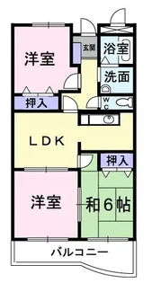 ビジュオール【1階】の間取り