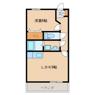 フローラル神宮【3階】の間取り