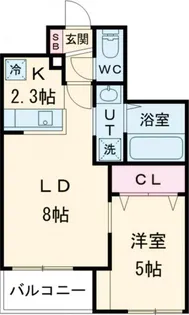 PERFECT PARTNER RESIDENCE A棟【3階】の間取り