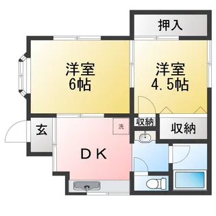 ケンリード豊洲【1階】の間取り