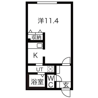 パナシェ宮の森【4階】の間取り