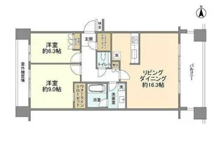 マスタービュー レジデンス【8階】の間取り