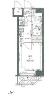 リクレイシア蒲田【12階】の間取り