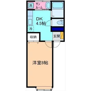 エミネンスシミズII【2階】の間取り