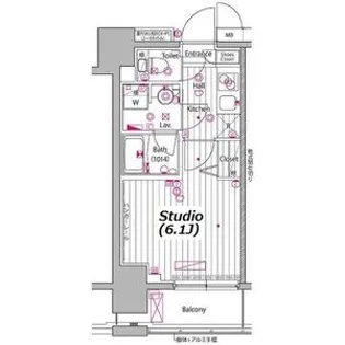 ガーラ・プレシャス川崎【9階】の間取り