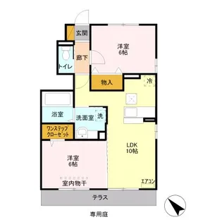 ロイヤル ローサ【1階】の間取り