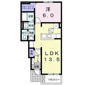 ティーインプレス2番館【1階】の間取り