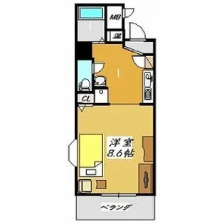 ノーブルハウス吉田【3階】の間取り