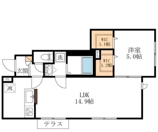 メゾンSEO east【1階】の間取り