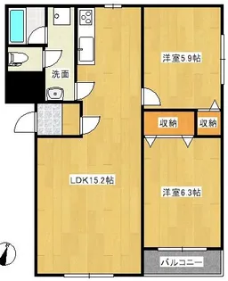 ピュアライフ沼南【3階】の間取り