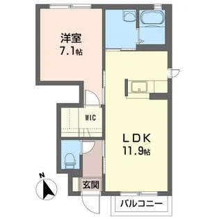 スプレンダー A【1階】の間取り