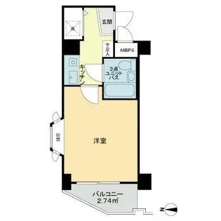 ライオンズマンション日吉第11【4階】の間取り
